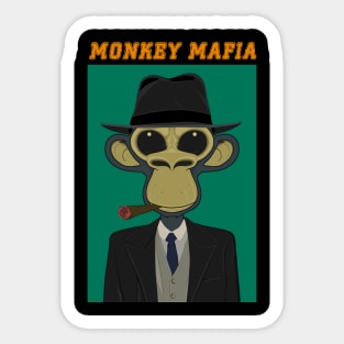 monkey mafia Sticker